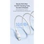Кабель Baseus USB Cable to USB-C Silky Series 100W 1m Black (P10377703113-00) фото 5