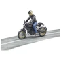 BRUDER Набор: Игрушка - фигурка человека с мотоциклом, (63050)