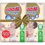Трусики-підгузки Goo.N Premium Soft для дітей 7-12 kg розмір 3(M) унісекс 100 шт. (F1010101-156-2)