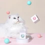 Смарт игрушка PetGravity вращающийся мячик для кошек или собак бирюзовый PG-CT042: Цвет бирюзовый