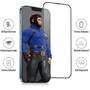 Защитное стекло для iPhone Blueo Tempered Glass Corning Gorilla 2.5D Black for iPhone 15 Plus: Тип защиты экрана на экран