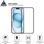 Защитное стекло для iPhone ArmorStandart Tempered Glass Pro with mesh Black for iPhone 15 (ARM87023)