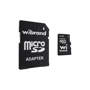 Карта пам'яті Wibrand 8Gb microSDHC Сlass 4 + adapter (WICDC4/8GB-A)