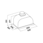 Вытяжка Falmec Gruppo Incasso Murano 50 Black Glass (CGIW50.E10P6#ZZZN491F): Тип воздухоочистителя Рециркуляция, Отвод