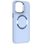 Чехол для iPhone TPU Case Bonbon Metal Style with MagSafe Mist Blue for iPhone 15 Pro Max