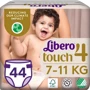Подгузники Libero Touch 4, 44 шт
