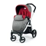 Коляска Peg-Perego прогулочная Book Plus 51 Красный с серым Белое шасси (PACK05-00000000003)