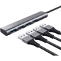Адаптер Trust Adapter Halyx USB to 4xUSB Grey (24947_TRUST): Інтерфейс підключення USB 3.2, USB 3.2, USB 3.2, USB 3.2