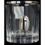 Набор водочной Boss Crystal серии Казаки графин с казаком 6 рюмок с овалами платина серебро золото (B77KOZ2PG) фото 3