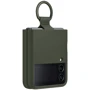 Чехол для телефонов Samsung Silicone Cover with Ring Khaki (EF-PF721TGEGUA) for Samsung F721 Galaxy Flip 4: Материал силикон