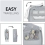 Детский манеж-кровать Hauck Play N Relax (Quilted Grey)