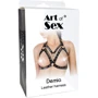 Портупея женская с шипами Art of Sex - Demia Leather harness (черный, L-2XL)