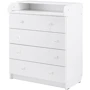 Пеленальный комод Babyroom Медвежонок белый (625492)