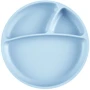 Секционная тарелка MinikOiOi Portions на присоске силиконовая Mineral Blue (101050003)