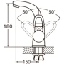 Смеситель для кухонной мойки Aquatica HL-1A230C