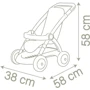 Коляска Smoby Baby Nurse Прогулянка з кошиком (254018) фото 5