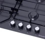 Варильна поверхня газова Perfelli HGM 61414 BL: Кількість конфорок 4