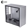 Корпус QUBE V9 Silver Patriot_V9_Ghost (QBV9M_WSNU3PG): Материал передней панели Алюминий