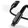 Кабель Baseus USB Cable to Lightning Tungsten 2.4A 1m Black (CALWJ-01): Тип USB Cable - Lightning