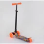 Самокат триколісний MAXI "Best Scooter" пластмасовий, трубка керма алюмінієва Orange / Black (74513): Кількість коліс 4