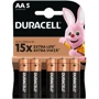 Лужні батареї Duracell AA (LR06) MN1500, 5 шт (5000394160651) фото 1