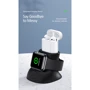 Док-станция Usams ZJ051 Dock Stand Black (ZJ51ZJ01) for Apple Watch and Apple AirPods фото 1