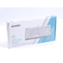 Клавіатура A4Tech FKS11 USB (White): Тип клавіш мембранный