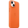Чехол для iPhone Apple for iPhone 14 Leather Case with MagSafe Orange (MPP83)  фото 5