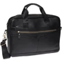 Мужская сумка мессенджер Borsa Leather черная (K11118-black): Материал Натуральная кожа