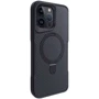 Чохол для iPhone Mobile Case TPU+PC Metal Buttons with MagSafe Carbon Black for iPhone 14 Pro