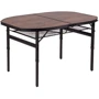 Стол для кемпинга Bo-Camp Melrose Oval 120x80 cm Black/Wood look (1404220)