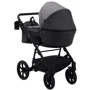 Коляска 2 в 1 Bair Kiwi ECO BK-21/15 сірий/графіт (680900): Ширина шасі 58 см