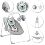 Детские качели MoMi Liss Bear Turquoise (BULE00015): Дополнительные удобства таймер отключения укачивания, дуга с игрушками, Звуковое сопровождение, Ремни безопасности