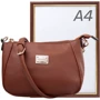 Женская сумка кросс боди Amelie Galanti коричневая (A976116-d.brown): Стиль Повседневный (Casual)