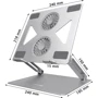 Подставка для ноутбука OfficePro (LS121G): Максимальный размер дисплея 15"