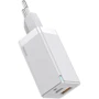 Зарядное устройство Baseus USB-C Wall Charger GaN2 45W White with USB-C Cable (CCGAN-Q02): Тип сетевое