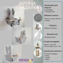 Гойдалки дитячі Infancy Вухасті тканинні підвісні сірий + повний комплект: Особливості барьер безопасности