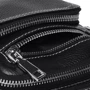 Мужская сумка через плечо Ricco Grande черная (K16066-black): Фактура Матовая, Зернистая