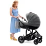 Універсальна коляска 2 в 1 Kinderkraft Prime Gray + MommyBag (KKWPRIMGRMB200) фото 9