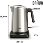 Електрочайник Braun WK 5205 BK фото 2