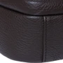 Мужская сумка через плечо Borsa Leather коричневая (K11031-dark brown): Фактура Матовая, Зернистая