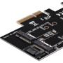 Frime PCI-E x4 to M.2 (B&M Key) NGFF (ECF-PCIEtoSSD001.LP): Інтерфейс підключення PCI-E