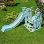Дитяча гірка-гойдалка Bambi WM19017-4-2 (grey / blue) фото 7