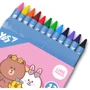 Віскові олівці YES 12 шт Line Friends (590141): Стать Мальчик, Девочка