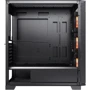 Корпус Cougar Dark Blader X5 RGB: Матеріал передній панелі пластик і сталь