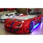 Детская кровать машина Fantasy BMW красная: Ящики для белья нет