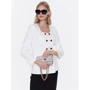 Жіноча сумка крос боді GUESS SPARK MICRO MINI чорно-біла (HWTZ8700780-BKW): Країна виробник США