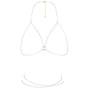Украшение-портупея Bijoux Indiscrets Magnifique Bra Chain - Gold