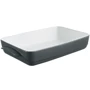 Жароміцне скло Форма Pyrex WAVE Grey Mat C309B04 прямокутні. (33x23см) фото 2