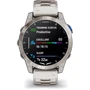 Смарт-часы Garmin D2 Mach 1 Aviator Smartwatch with Vented Titanium Bracelet (010-02582-51): Цвет ремешка серебристый